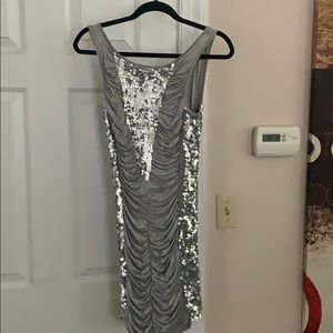 Grey party dress